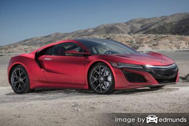 Insurance rates Acura NSX in Anchorage
