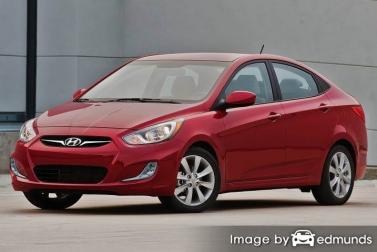 Insurance rates Hyundai Accent in Anchorage