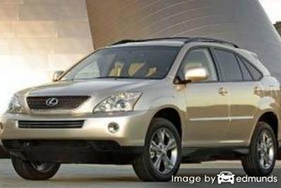 Insurance rates Lexus RX 400h in Anchorage