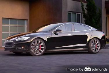 Insurance rates Tesla Model S in Anchorage